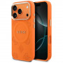 Guess Peony Hot Stamp MagSafe kaitsekott Apple iPhone 18 Pro Max / 17 Pro Max jaoks, oranž