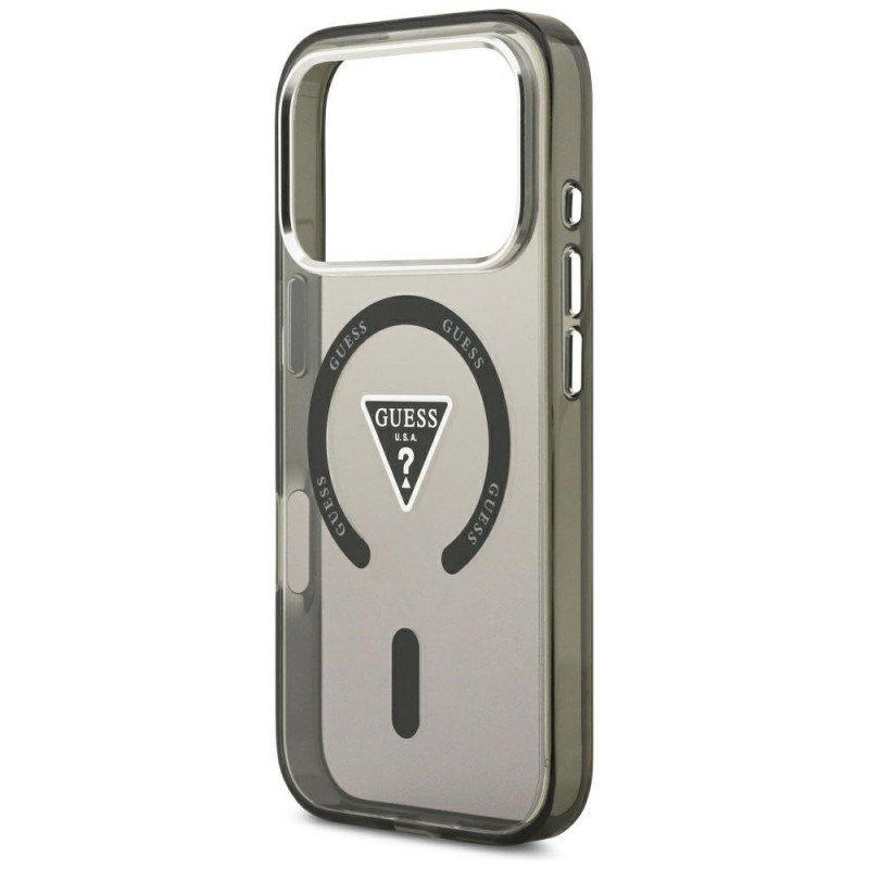 Guess IML Gradient Triangle Logo MagSafe kaitsekate Apple iPhone 18 Pro Max / 17 Pro Max jaoks, must