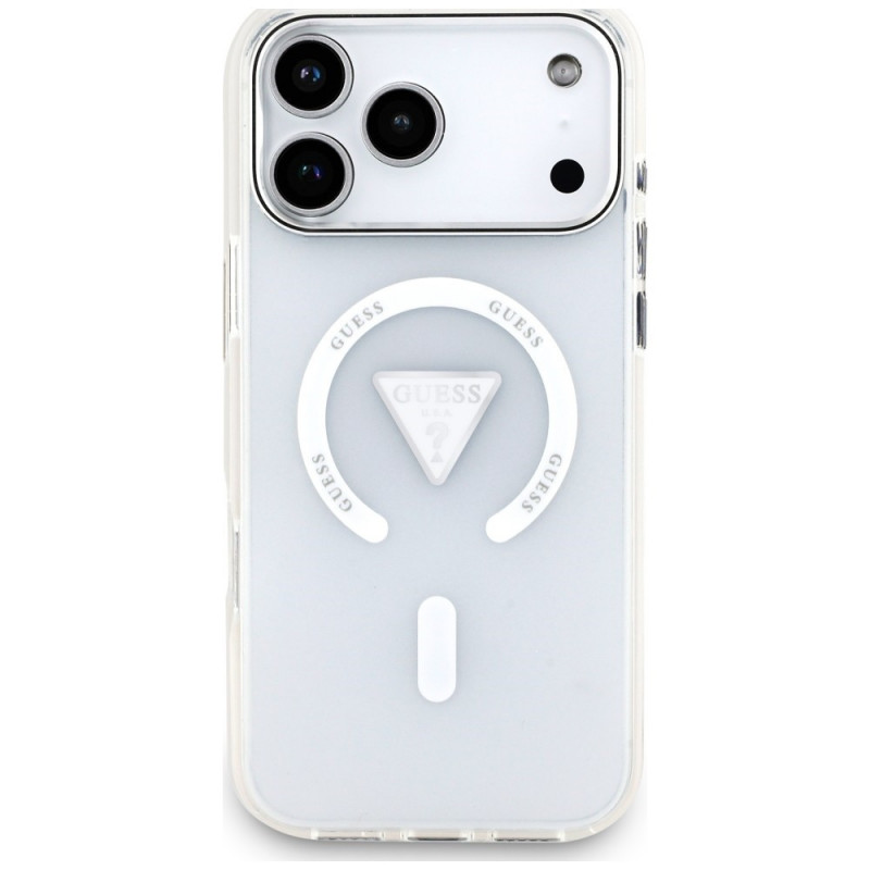 Guess IML Gradient Triangle Logo MagSafe kaitsekott Apple iPhone 18 Pro Max / 17 Pro Max jaoks, läbipaistev