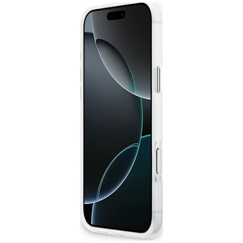 Guess IML Gradient Triangle Logo MagSafe kaitsekott Apple iPhone 18 Pro Max / 17 Pro Max jaoks, läbipaistev