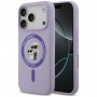 Karl Lagerfeld silikoonkate Karl&Choupette Ring MagSafe Apple iPhone 18 Pro / 17 Pro jaoks, lilla