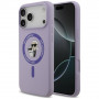 Karl Lagerfeld silikoonkate Karl&Choupette Ring MagSafe Apple iPhone 18 Pro Max / iPhone 17 Pro Max jaoks, lilla