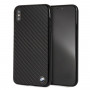 BMW BMHCI65MBC Signature Carbon kõvakate Apple iPhone XS Maxile, must