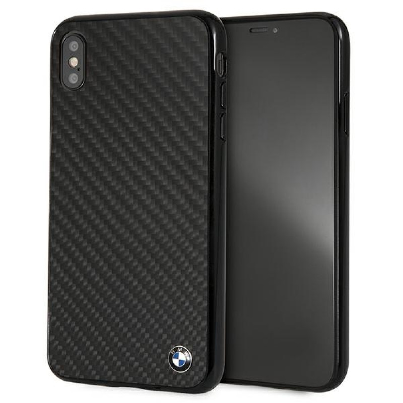 BMW BMHCI65MBC Signature Carbon kõvakate Apple iPhone XS Maxile, must