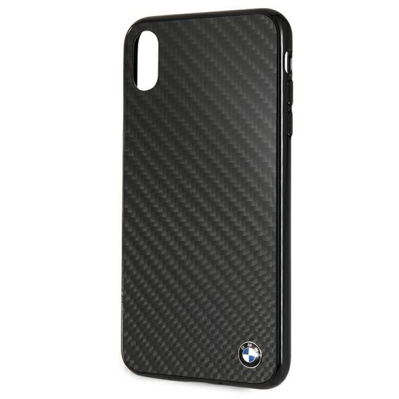 BMW BMHCI65MBC Signature Carbon kõvakate Apple iPhone XS Maxile, must