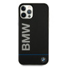 BMW BMHCP12MPCUBBK Signature Printed Logo kõvakate Apple iPhone 12 / 12 Pro jaoks, must