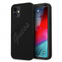 Guess GUHCP12SLSVSBK Script Vintage Hardcase Apple iPhone 12 mini 5.4 inch jaoks, must/must