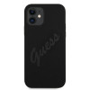 Guess GUHCP12SLSVSBK Script Vintage Hardcase Apple iPhone 12 mini 5.4 inch jaoks, must/must