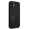 Guess GUHCP12SLSVSBK Script Vintage Hardcase Apple iPhone 12 mini 5.4 inch jaoks, must/must