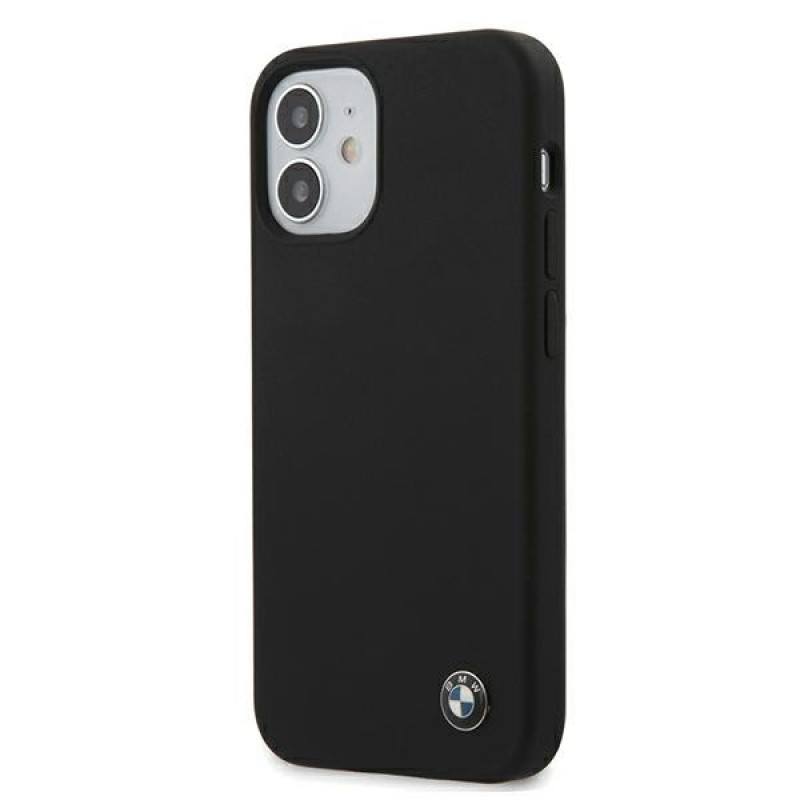 BMW BMHCP12SSILBK Silicone Signature Hardcase Apple iPhone 12 mini jaoks, must