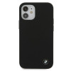 BMW BMHCP12SSILBK Silicone Signature Hardcase Apple iPhone 12 mini jaoks, must