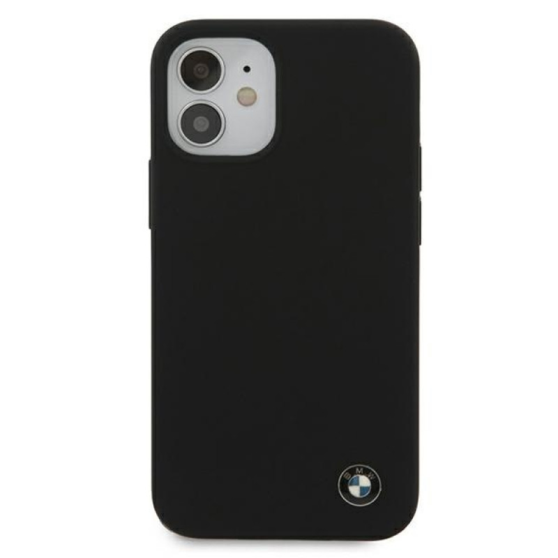 BMW BMHCP12SSILBK Silicone Signature Hardcase Apple iPhone 12 mini jaoks, must
