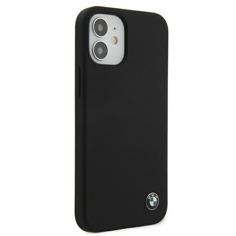 BMW BMHCP12SSILBK Silicone Signature Hardcase Apple iPhone 12 mini jaoks, must