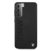 BMW BMHCS21MSLLBK Signature Logo Imprint kõvakate Samsung Galaxy S21+ jaoks, must