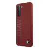 BMW BMHCS21MSLBLRE silikoonist Signature Logo kõvakate Samsung Galaxy S21+ jaoks, punane