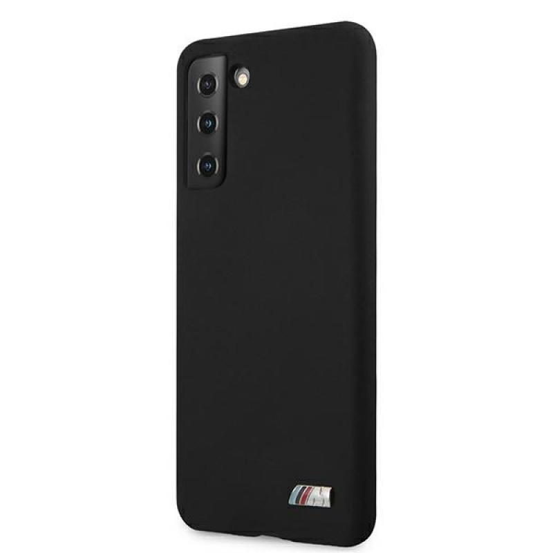BMW BMHCS21MMSILBK Silicone M Collection kate Samsung Galaxy S21+ mudelile, must