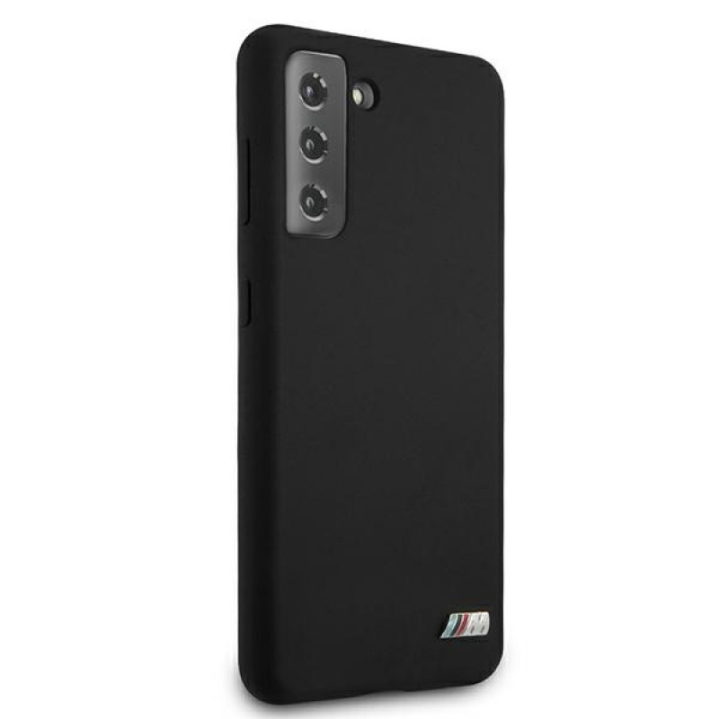 BMW BMHCS21MMSILBK Silicone M Collection kate Samsung Galaxy S21+ mudelile, must