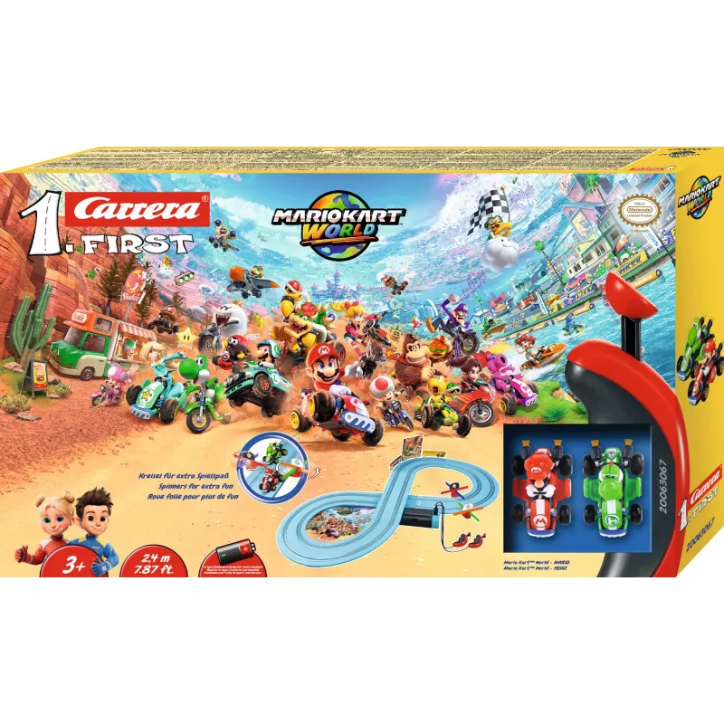 Carrera First!!! First Cars komplekt – Mario Kart World Mario vs. Yoshi (20063067)