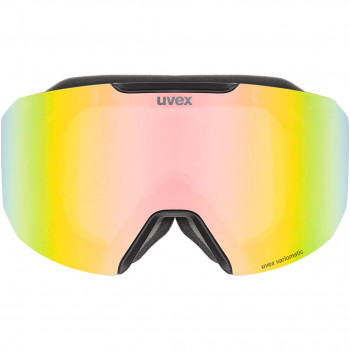 UVEX Evidnt ATTRACT V suusaprillid koos karbiga, must/vikerkaar