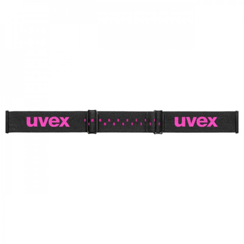 UVEX pwdr FM laste suusaprillid, must/roosa/roheline/läbipaistev