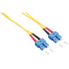LogiLink FP0SC10 valguskaabli ühenduskaabel SC/SC OS2 9/125 µm Duplex, 10 m, kollane