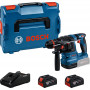 Bosch GBH 18V-22 X Professional puurvasar 0611924101, 18 V, 2 J, 2 x 4.0 Ah akud
