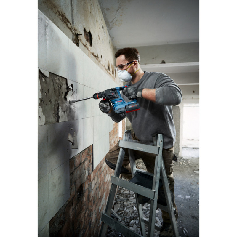 Bosch GBH 18V-22 X Professional puurvasar 0611924101, 18 V, 2 J, 2 x 4.0 Ah akud