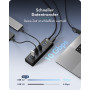 ICY BOX IB-AC6110a 10-porti USB 3.2 Gen 2 jaotur laadimisportiga, 12 V