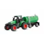 Amewi metalltraktor koos paakhaagisega, 1:64, RTR, roheline