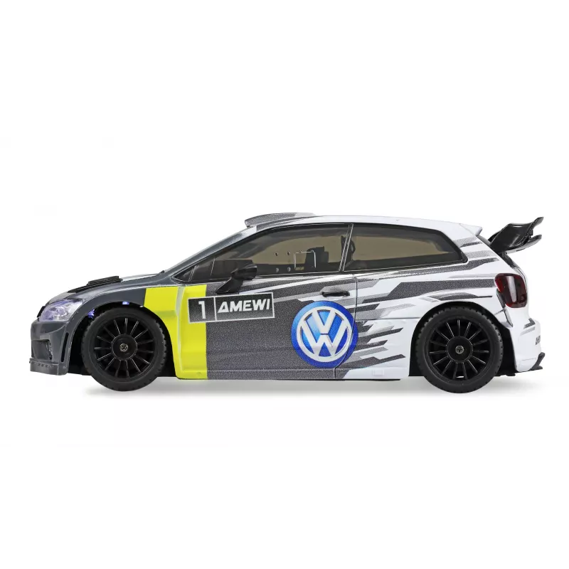 Amewi VW Polo R WRC ralli/drift RC-auto, 4WD, 1:28, RTR, hall