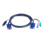 ATEN 2L-5506UP PS/2–USB KVM-kaabel, 6 m