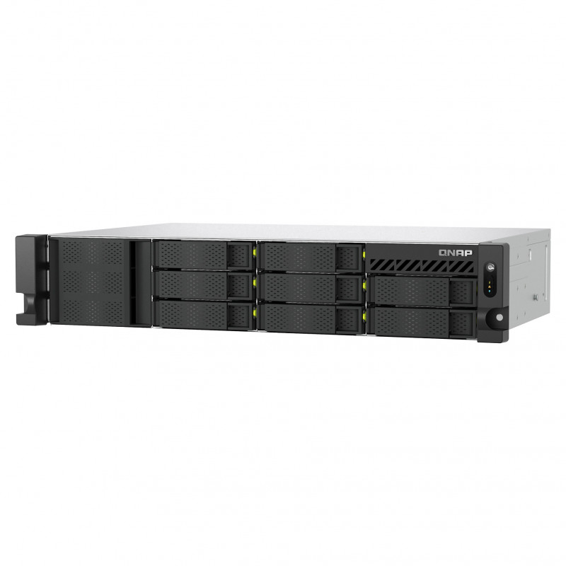 QNAP TS-h1073BXeU-RP-8G 2U rack NAS, Ryzen Embedded V1780B, 8 GB DDR4, redundantne toiteplokk