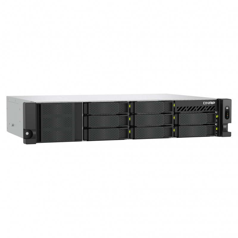 QNAP TS-h1073BXeU-RP-8G 2U rack NAS, Ryzen Embedded V1780B, 8 GB DDR4, redundantne toiteplokk