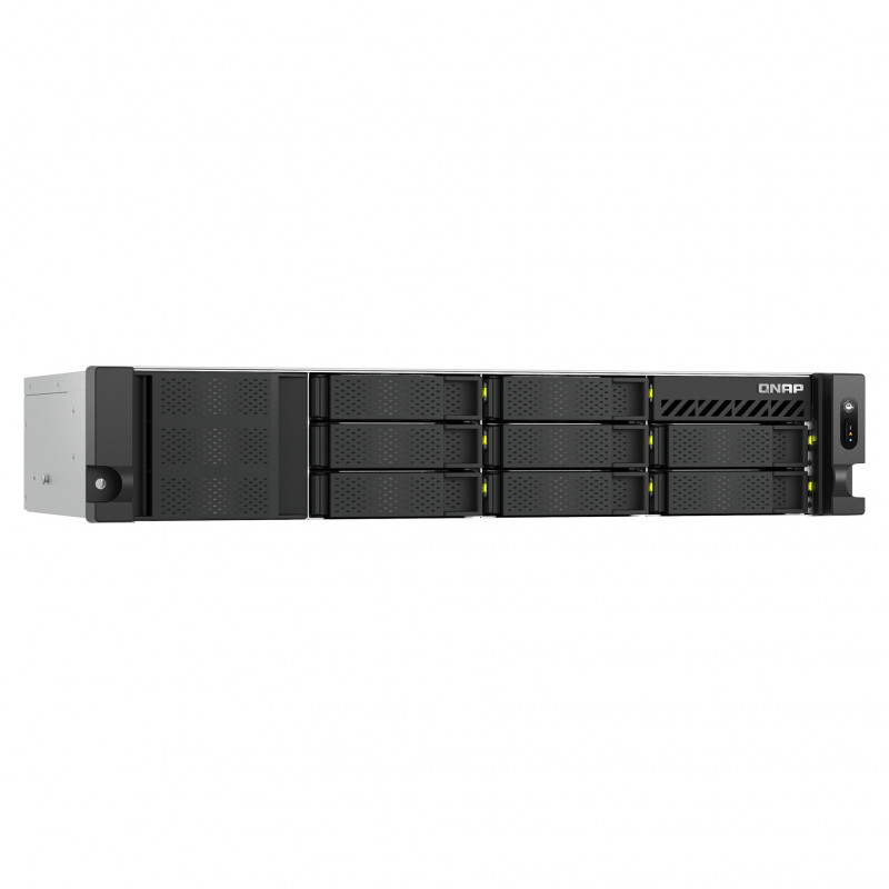 QNAP TS-h1073BXeU-RP-8G 2U rack NAS, Ryzen Embedded V1780B, 8 GB DDR4, redundantne toiteplokk