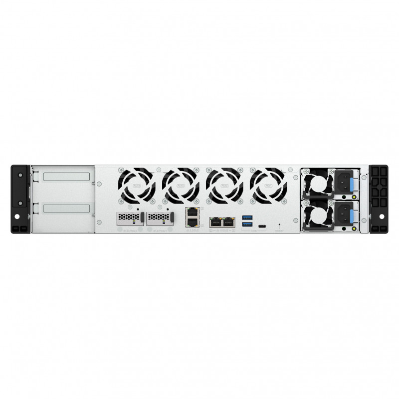 QNAP TS-h1073BXeU-RP-8G 2U rack NAS, Ryzen Embedded V1780B, 8 GB DDR4, redundantne toiteplokk
