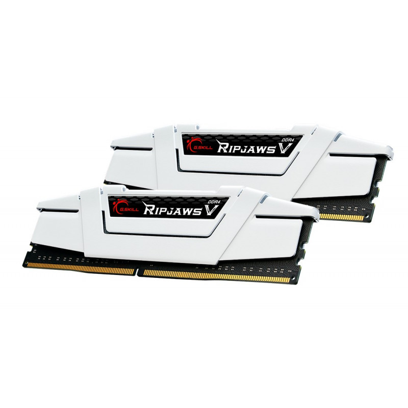 G.Skill Ripjaws V DDR4 mälukomplekt, 32 GB (2 x 16 GB), 3200 MHz, CL16, XMP2, valge