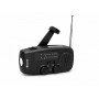 Vakoss FM-3660K FM/AM hädaabiraadio dünamoga, taskulambiga, akupangaga ja päikesepaneeliga, 2000 mAh