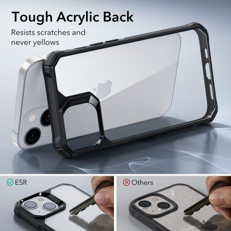 ESR Air Armor kaitsekate ESR515 Apple iPhone 14 Plus / 15 Plus jaoks, läbipaistev/must