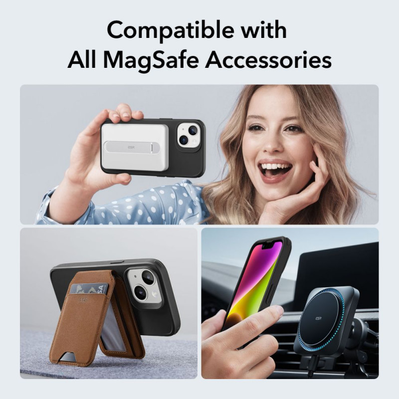 ESR Classic Hybrid HaloLock MagSafe ümbris Apple iPhone 14 Plus / 15 Plus, ESR564, must
