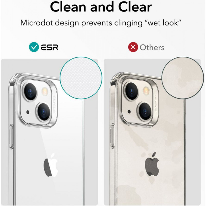 ESR Project Zero ümbris Apple iPhone 14 Plus / 15 Plus jaoks, ESR519, läbipaistev