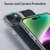 ESR Ice Shield kaitsekate Apple iPhone 15 Plus / 14 Plus, ESR709, läbipaistev