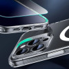 ESR Classic Pro Set HaloLock MagSafe ümbris karastatud klaasiga Apple iPhone 16 Pro Max jaoks, läbipaistev