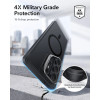 ESR Classic Hybrid Kickstand MagSafe ümbris Samsung Galaxy S26 Ultra jaoks, Frosted Black