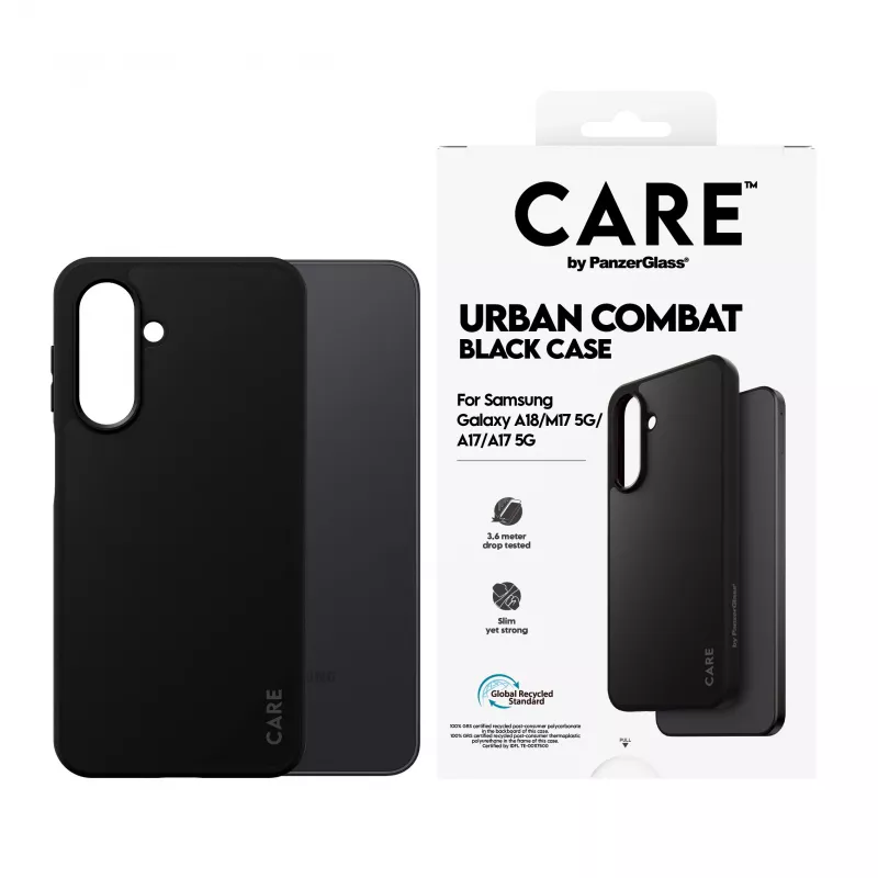 PanzerGlass CARE Urban Combat Case Samsung Galaxy A17/A18 jaoks, must