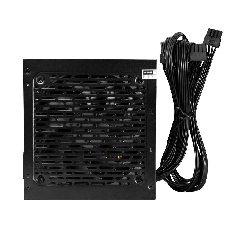 Akyga ATX toiteplokk 500 W AK-C2-500, pooleldi modulaarne, P4+4, 2x PCI-E 6+2 Pin, 4x SATA, 2x Molex, 12 cm ventilaator, 80 PLUS