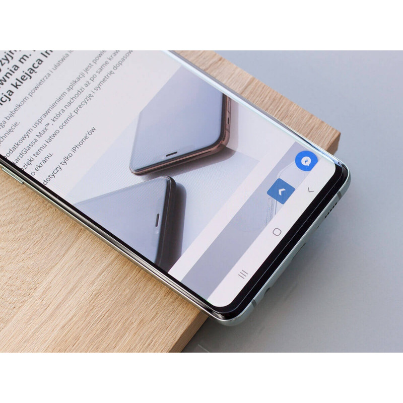 3MK HardGlass Max Sensor-Dot karastatud klaas Samsung Galaxy S10-le, must