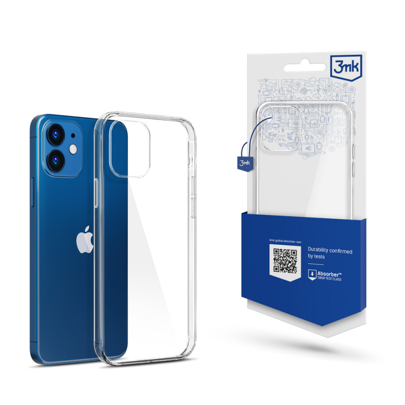 3MK Clear Case Apple iPhone 12 mini jaoks, läbipaistev