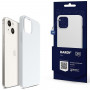 3MK Hardy Case MagSafe Apple iPhone 14 Plus / 15 Plus silikoonkott, valge