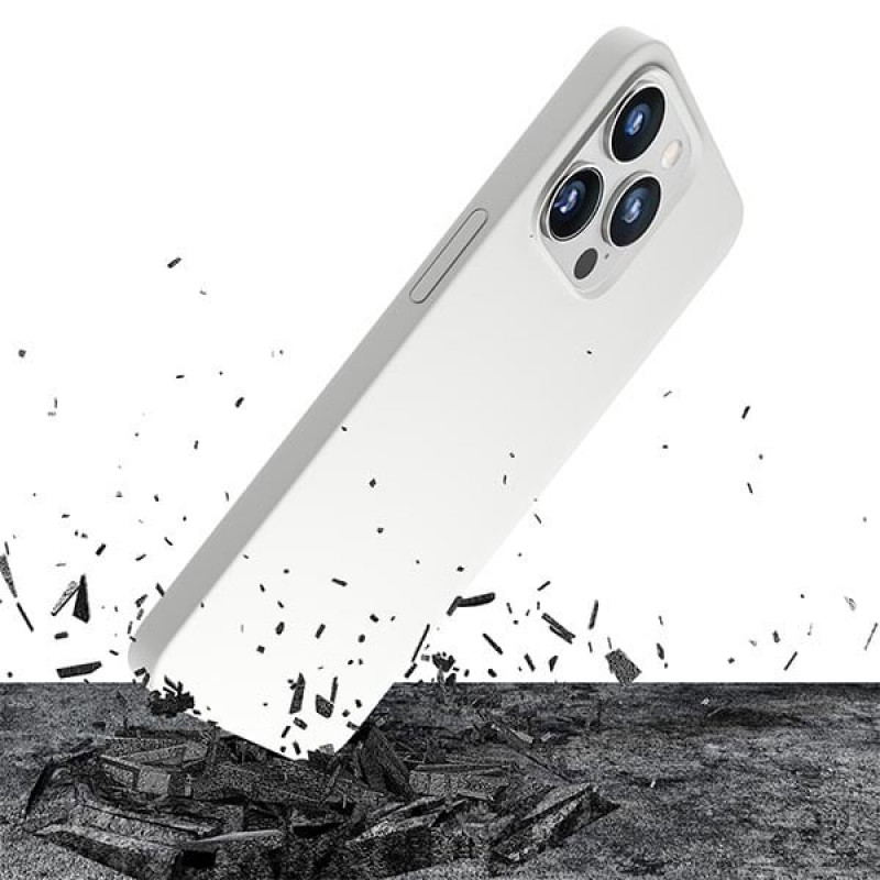 3MK Hardy Case MagSafe Apple iPhone 14 Pro Max silikoonkate, valge