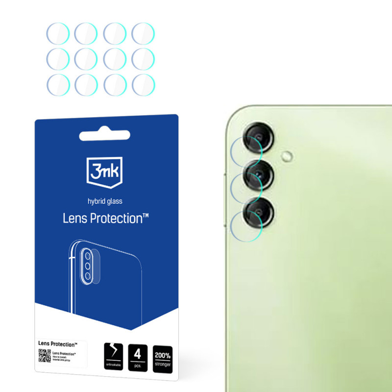 3MK Lens Protect Samsung Galaxy A14 5G kaamera objektiivi kaitse (4 tk)